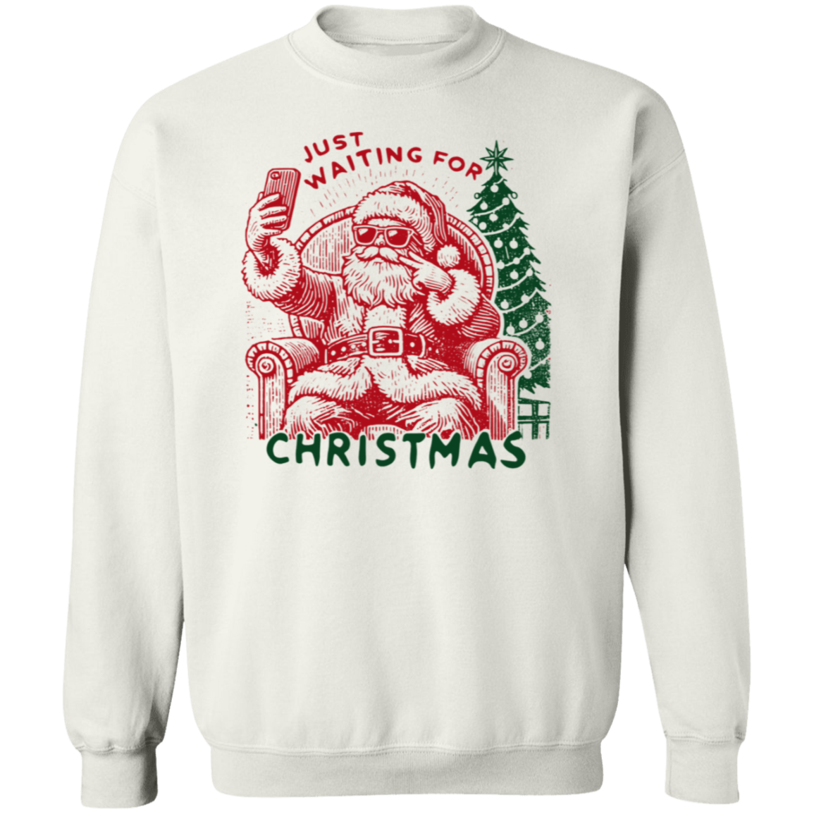 Waiting For Christmas T shirt/ Sweatshirt/ Santa