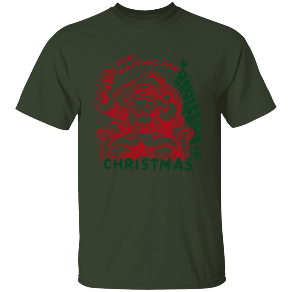 Waiting For Christmas T shirt/ Sweatshirt/ Santa