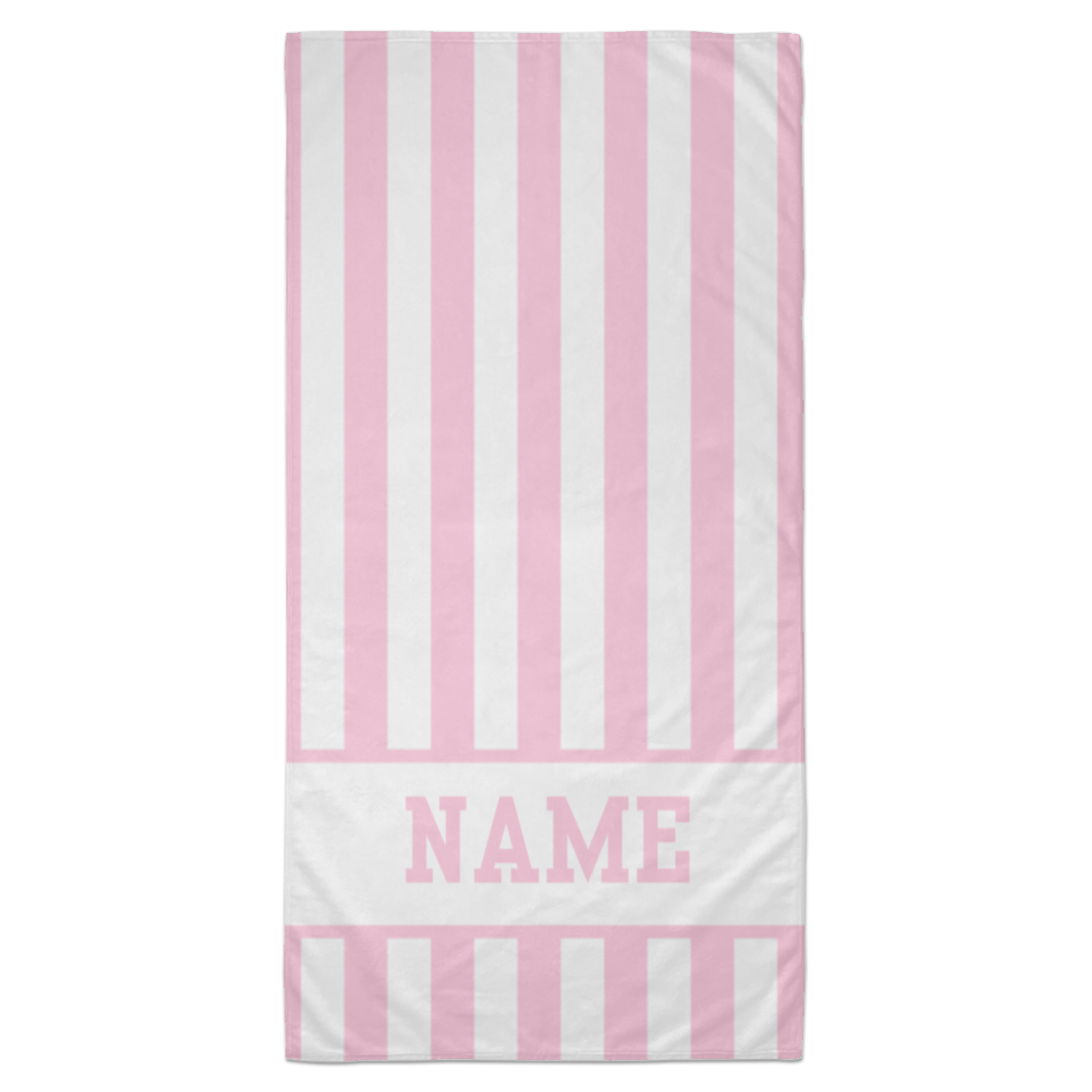 Personalized Striped Beach Towel