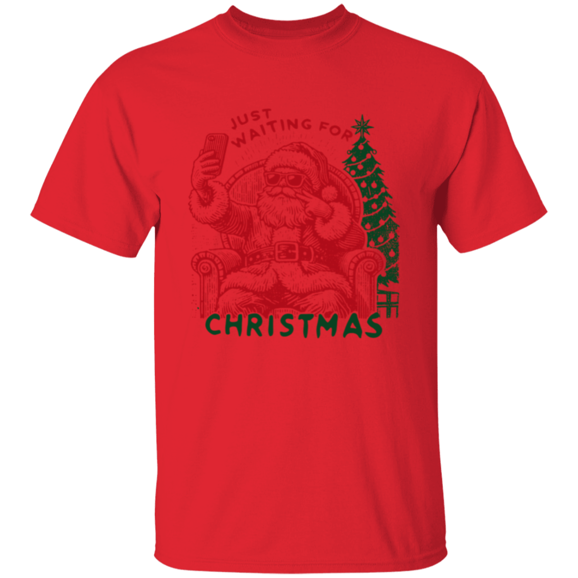 Waiting For Christmas T shirt/ Sweatshirt/ Santa