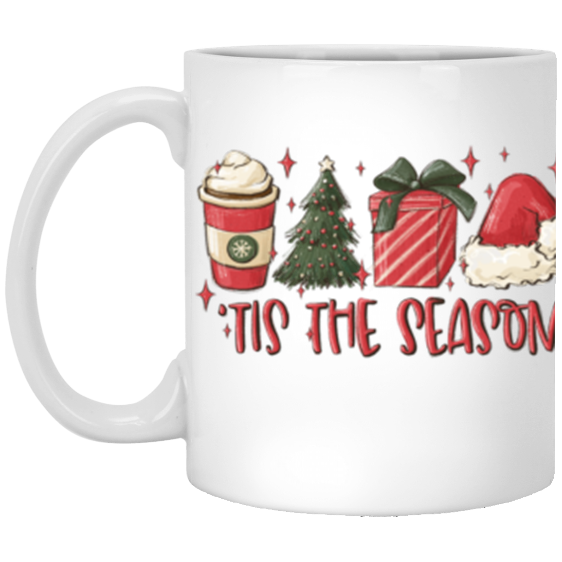 Tis The Season 11oz White Mug