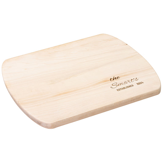 Hardwood Oval Cutting Board