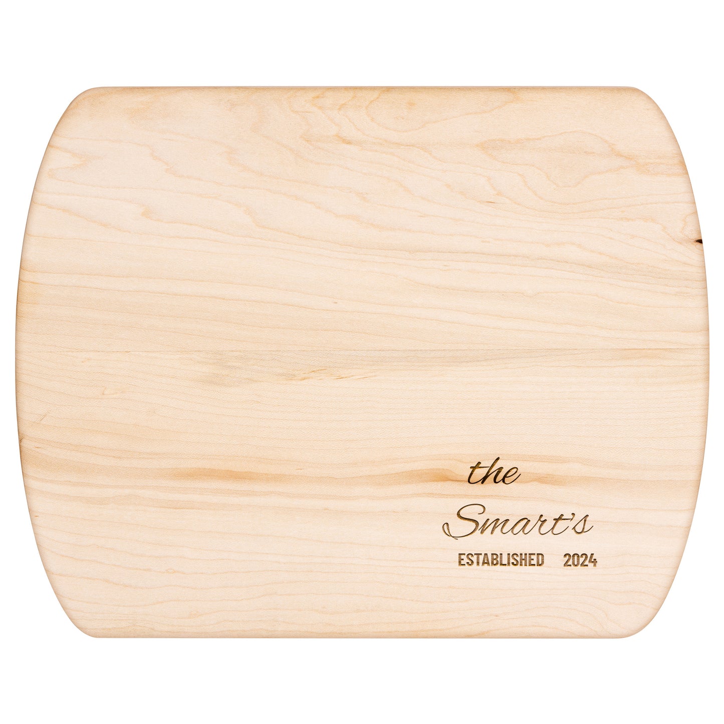 Hardwood Oval Cutting Board