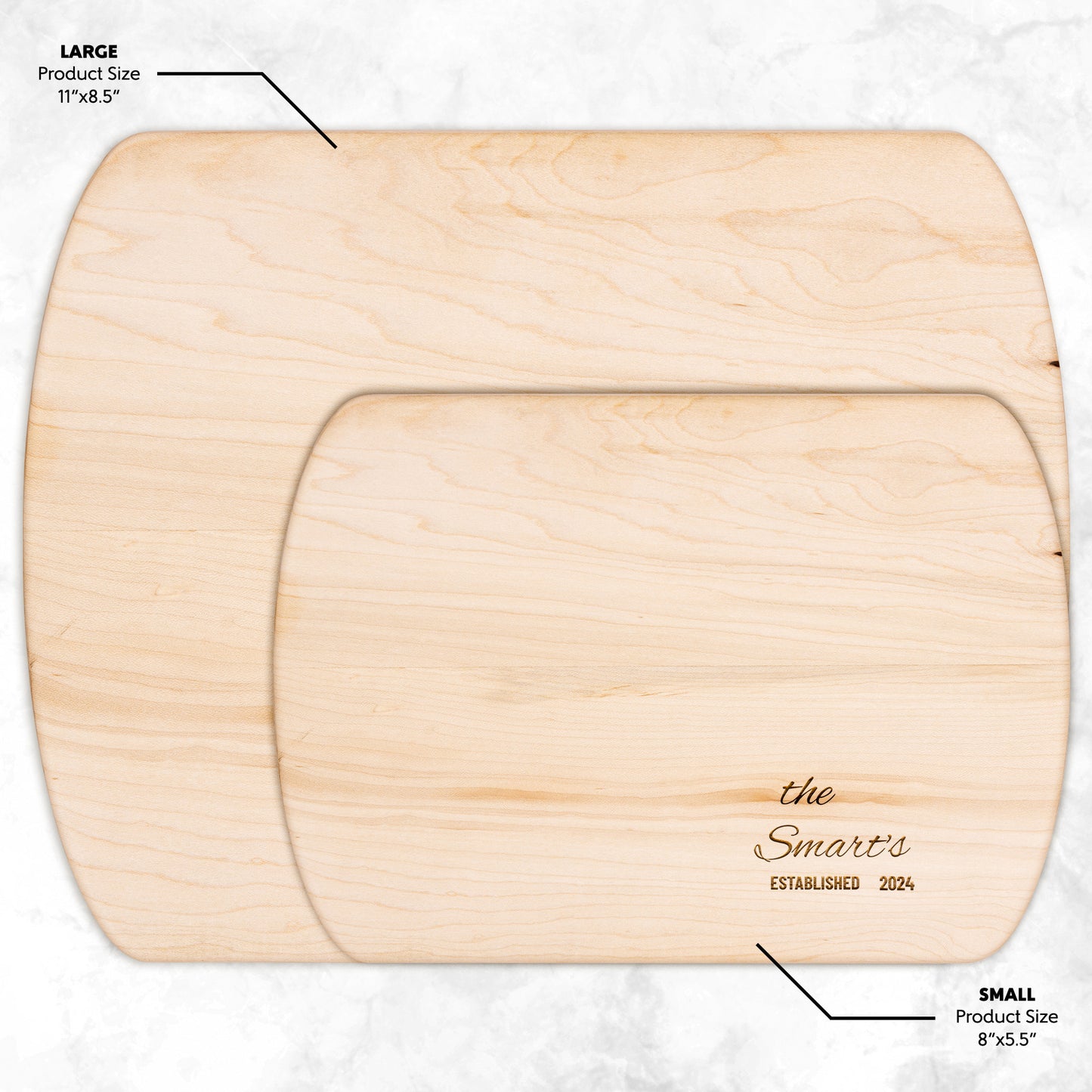 Hardwood Oval Cutting Board