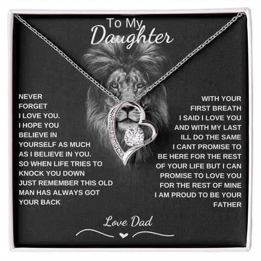 Forever Necklace From Dad to Daughter