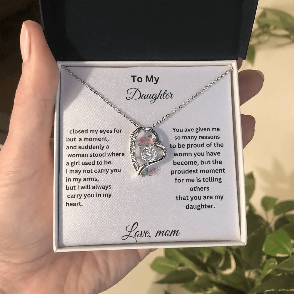 For My Daughter Forever Necklace