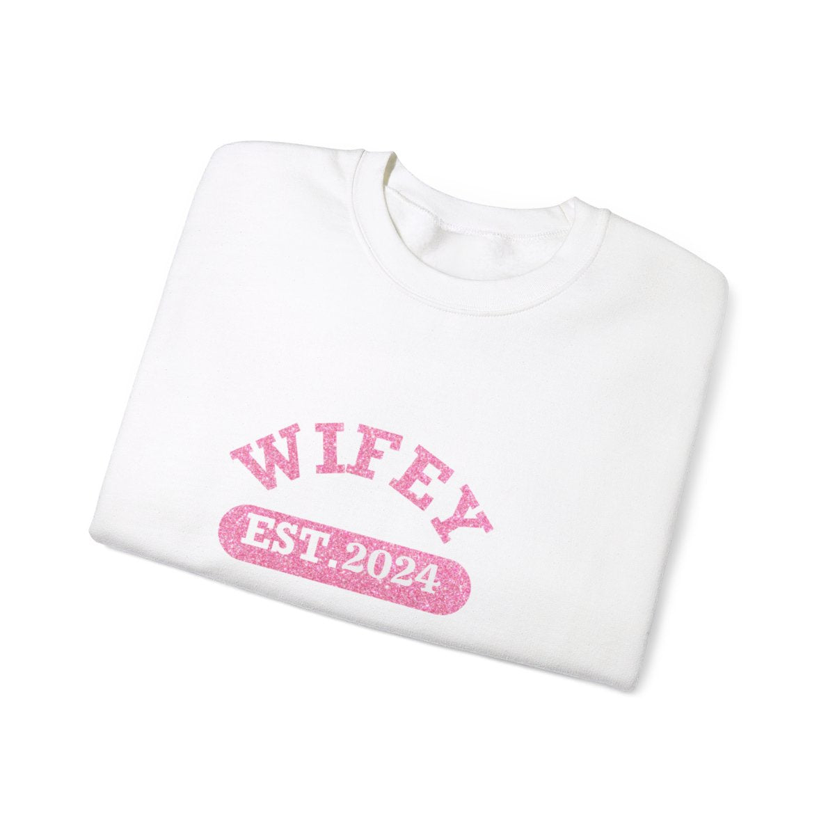 Personalized Wifey Crewneck Sweatshirt