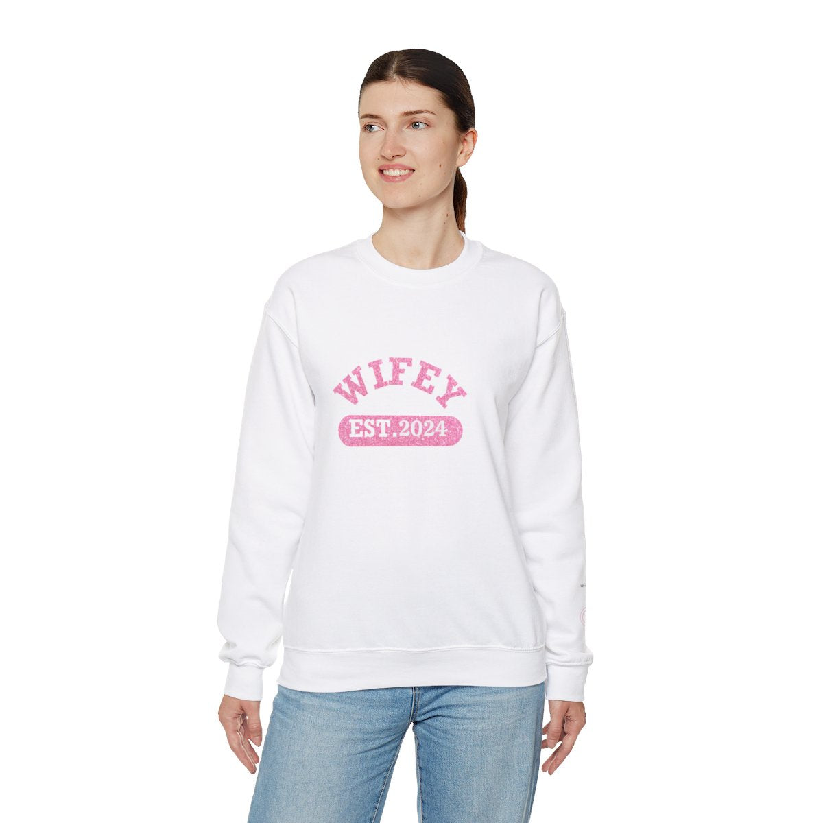 Personalized Wifey Crewneck Sweatshirt