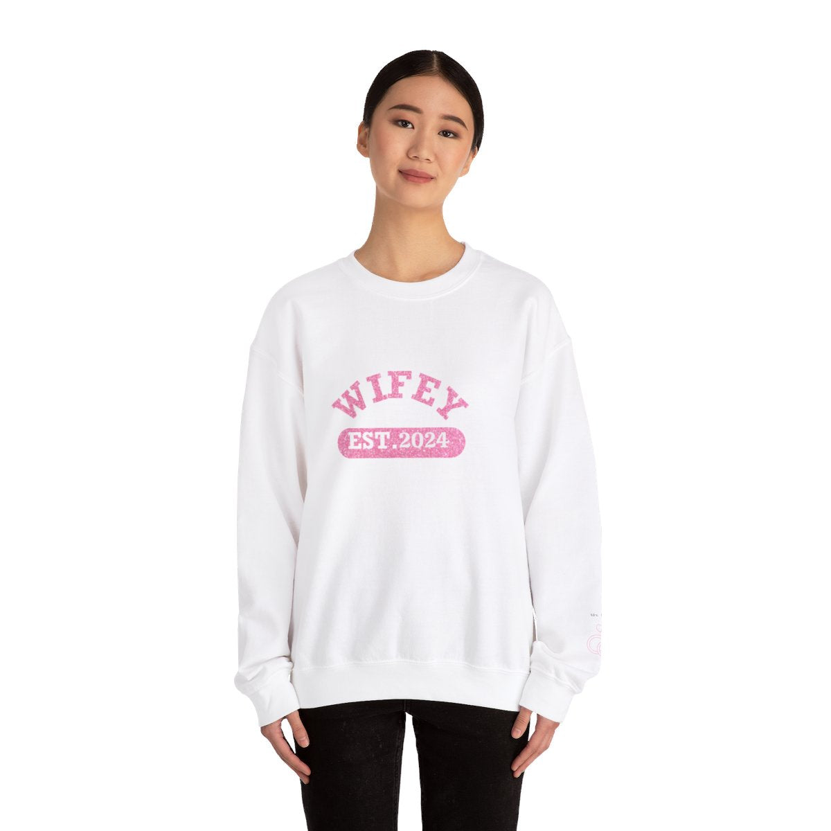 Personalized Wifey Crewneck Sweatshirt